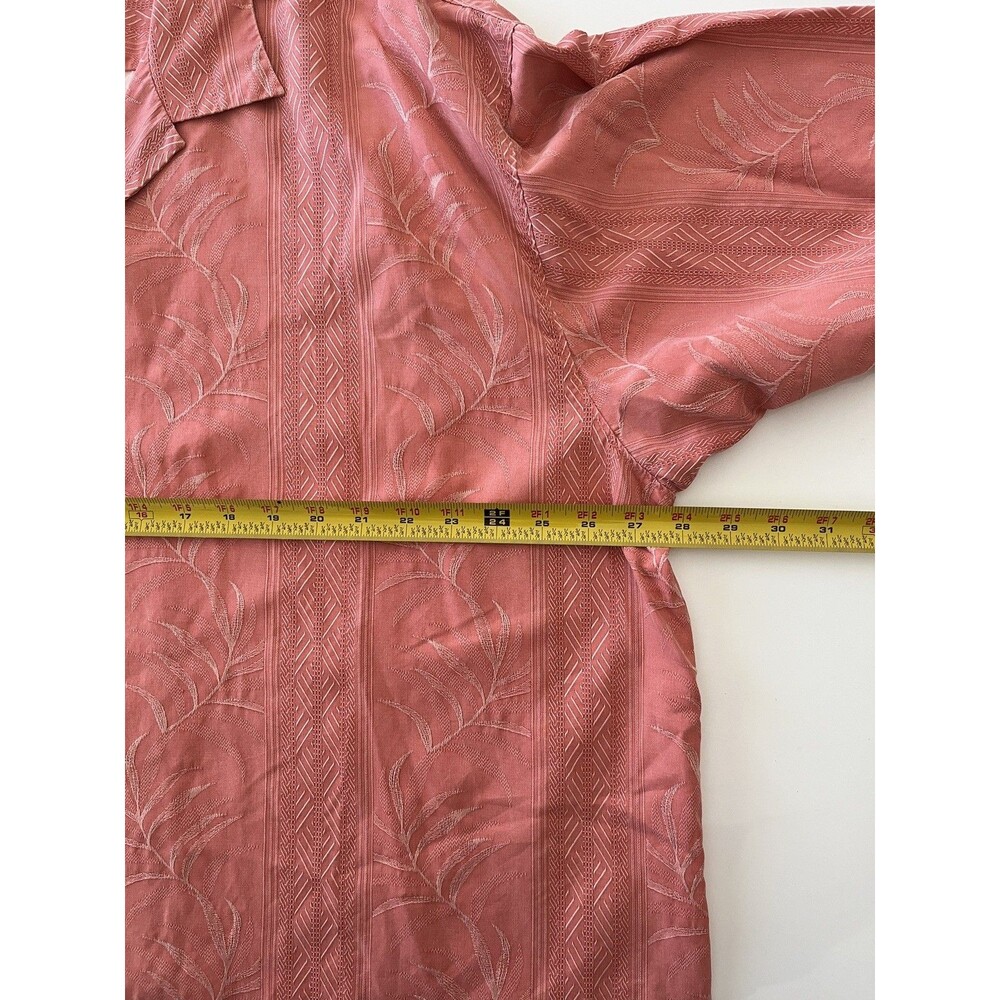 Tommy Bahama Hawaiian 100% Silk Button Up Short Sleeve Floral Beach Resort 2XL - Picture 6 of 7